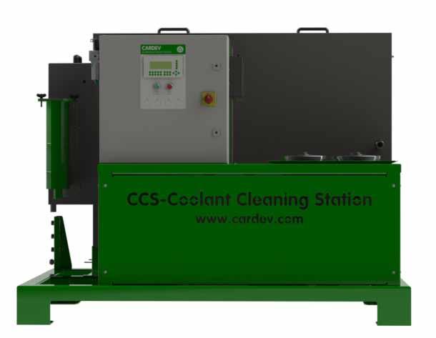 CCS Merkezi Emülsiyon Sıvısı Geri Kazanım Sistemi Her 3-4 saatte 500 litre kullanılmış emülsiyon sıvısını