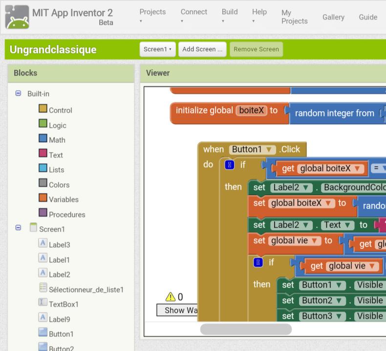 geliştiriyor, mobil yazılım konusundaki becerilerini geliştirmesine büyük  AppInventor Mobil