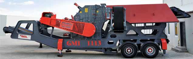 GMI Mobile Impact Crusher It is commonly used for crushing medium hard rocks, low abrasive material and for recycling.