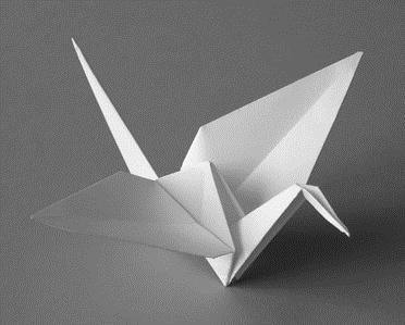 Tekst 10 Origami Origami, Japonca ori (katlamak) ve kami (kağıt) sözcüklerinin birleşiminden meydana gelmiş olup kağıt katlama sanatına verilen addır.
