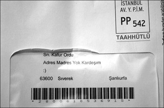 A directeur van het postkantoor B eigenaar van een gsm-winkel C telecom-medewerker D voorzitter van een instantie İşte görenleri şaşkına çeviren bir fatura.