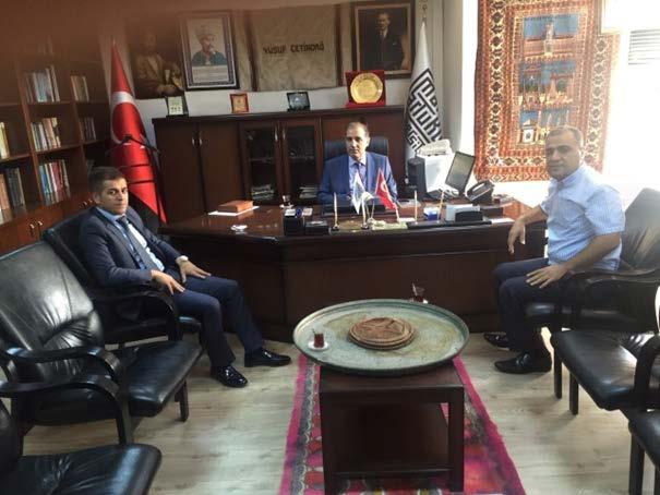 Mehmet Behzat EKİNCİ odamızı ziyaret ederek Hazırlamış olduğumuz 4 yıllık Stratejik Plan hakkında fikir alışverişinde