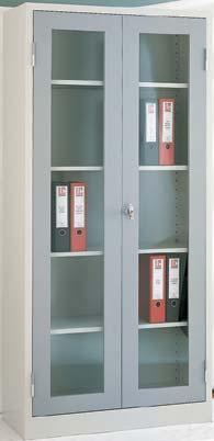 Cabinet With Glass D 2001 198x92x42 Dosya Dolab Filing Cabinet