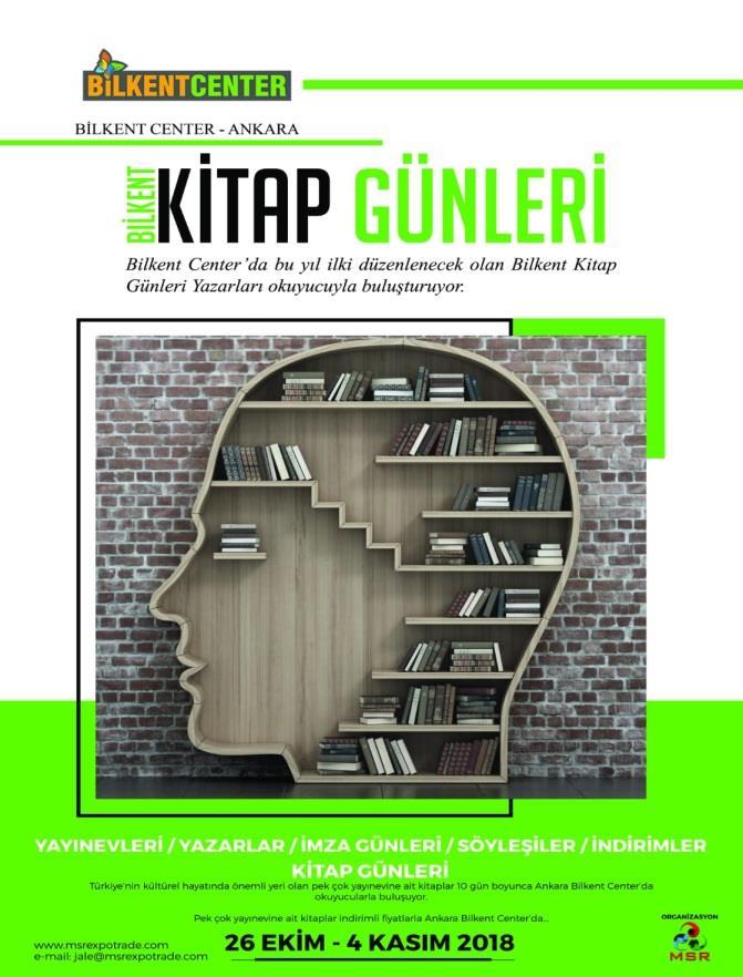 Bilkent Kitap Günleri Okumayı alışkanlık haline getirmiş tüm bireyleri şairler, yazarlar ve yayın evleri ile bir araya getirmeyi amaçlayan Bilkent Kitap Günleri Etkinliği tüm okuma meraklılarına