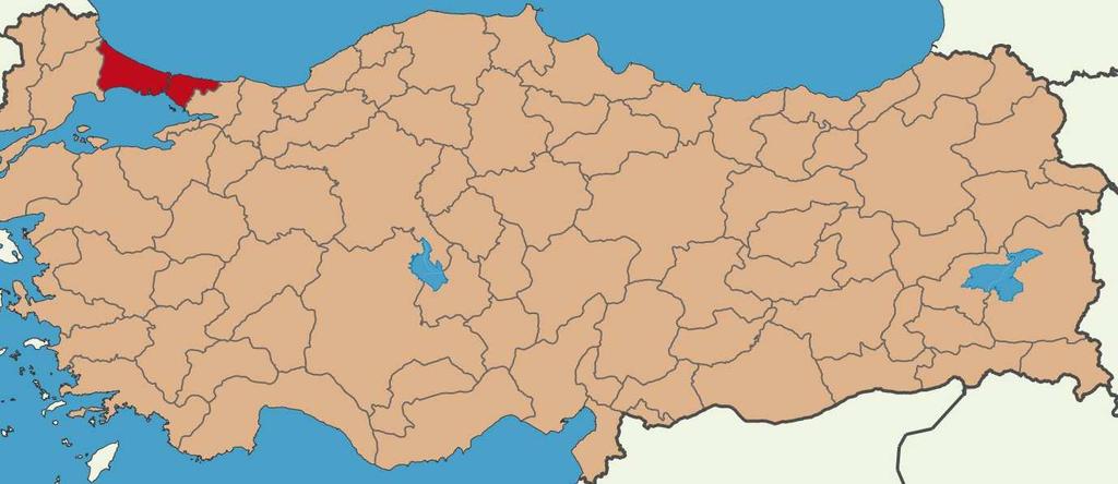4 Harita 1 İstanbul un Türkiye İçindeki Yeri İstanbul un Anadolu yakasında yer alan Maltepe ilçesi, Marmara denizi kıyısında yer alır.
