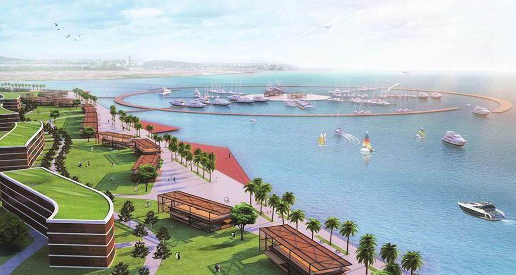 Dev Projelere Komşu Olma İmkanı Opportunity to be a Neighbor to Big Projects Veranda projesinin yer aldığı Güzeloba - Kundu bölgesi yapımı devam etmekte olan Kruvaziyer Limanı ve Plaj Projeleri ile