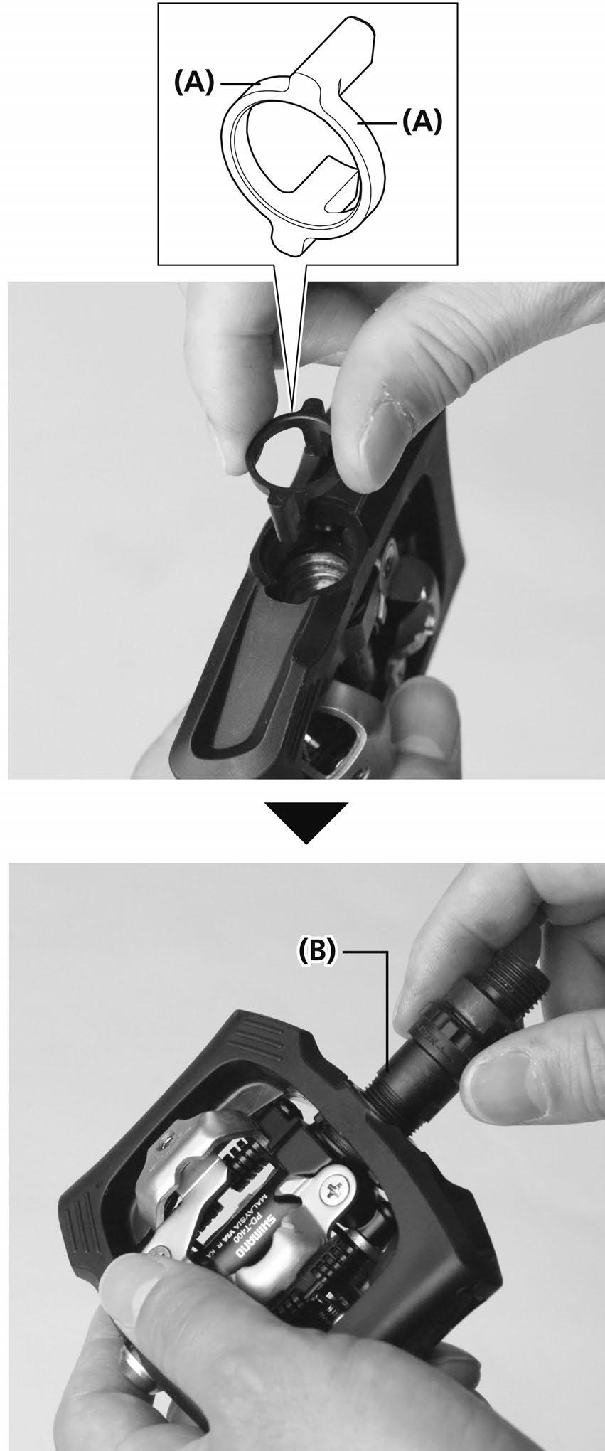 (A) Kafes tespit somunu (B) Kapsül pulu (C) Resin kapsül Sıkma torku 5mm Alyen anahtar 5-7 N m Kafes tespit