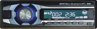 ST-1018 OTO GRUBU 4x50W Ses Çıkış Gücü Çıkarılabilir Ön Panel MP3 Dosya Desteği 18 Kanal Hafızalı PLL FM Radyo USB ve SD Kart Girişi 3.