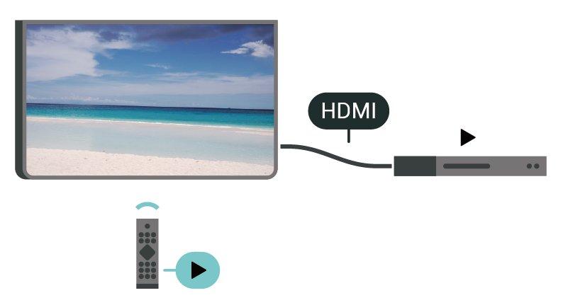 EasyLink'i Aç (Ana Menü) > Ayarlar > Genel ayarlar > EasyLink > EasyLink > Açık HDMI CEC uyumlu cihazları TV uzaktan kumandasıyla çalıştır 22/24 inç için (Ana Menü) > Ayarlar > Genel ayarlar >