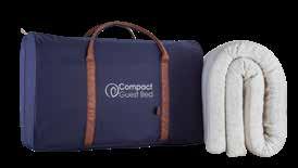 Compact Guest Bed, vücut hareketlerine anında tepki verebilen yüksek konforlu özel HR sünger ile