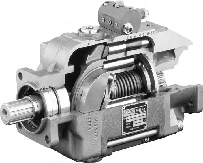 Aksiyal pistonlu ayarlı pompa Tip V60N Ürün dokümantasyonu Ürün dokümantasyonu, ticari araçların tali tahriki için