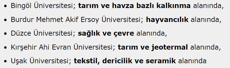 .. Rekabete açık Üniversite!.. Üniversitelerde ihtisaslaşma!