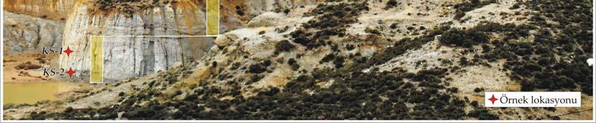 formasyonu ndan, üzerleyen Yaylaköy volkanitlerinin Lav üyesine kadar 53,75 m lik ölçülü stratigrafik kesit alınmıştır (Şekil 3.