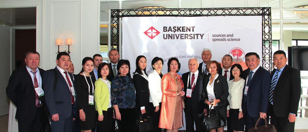 Derneği nin temsilcileri, Dr. Raisa Atambayeva ve Prof. Dr. Mehmet Haberal kongre günlerinde birlikte. diyabetik ve obez hastalar için transplantasyon seçenekleri konulu sunumunu yaptı.