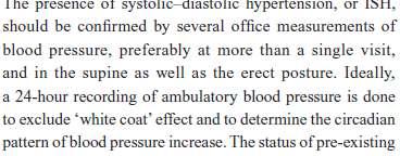 Đzole sistolik hipertansiyon varlığı kan basıncının farklı zamanlarda yatarken ve ayakta
