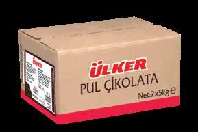 PUL ÇİKOLATA 00300-07 Pul Bitter Çikolata EKS 101 - Dark Chocolate EKS 101 Ürün net ağırlığı / Net weight 5 kg Koli içi adet / Piece in a carton 2 Ürün barkodu / Unit barcode - Koli barkodu / Carton