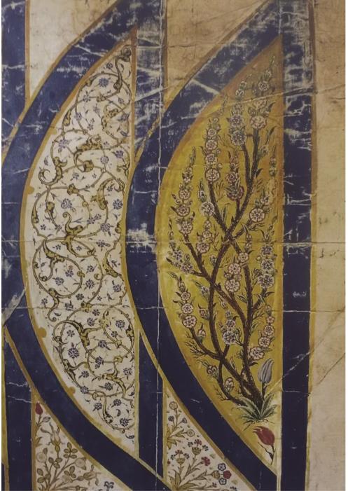 Şekil 10. Ağaçlar (Demiriz, 2005, s. 45). 2.5.2. Rûmîler Türk sanatının sevilen motiflerindendir. Kökenin hayvan ya da bitkisel olduğu hakkında çeşitli kanılar vardır.