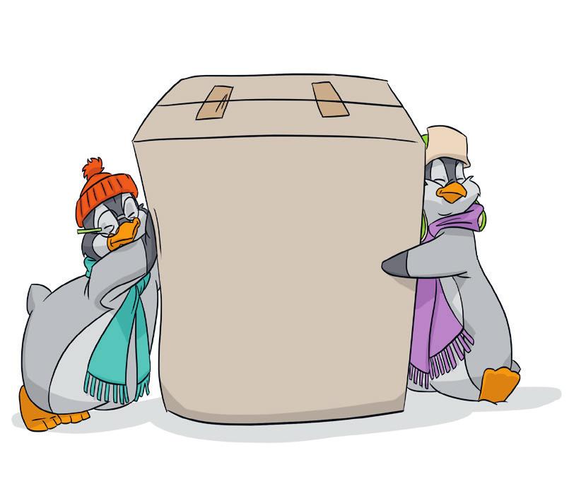 Sahiplik Ekleri 1. Cümlelerdeki boşluklara, penguenlerin taşıdığı kutudan uygun olan sahiplik eklerini yazalım. Palto... mu okulda unutmuşum. Senin ev... in nerede?