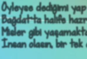 hazretleri oturmaktadır; O bahar gibi