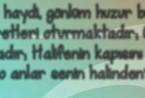 Halifenin kapısını çal ki sen de