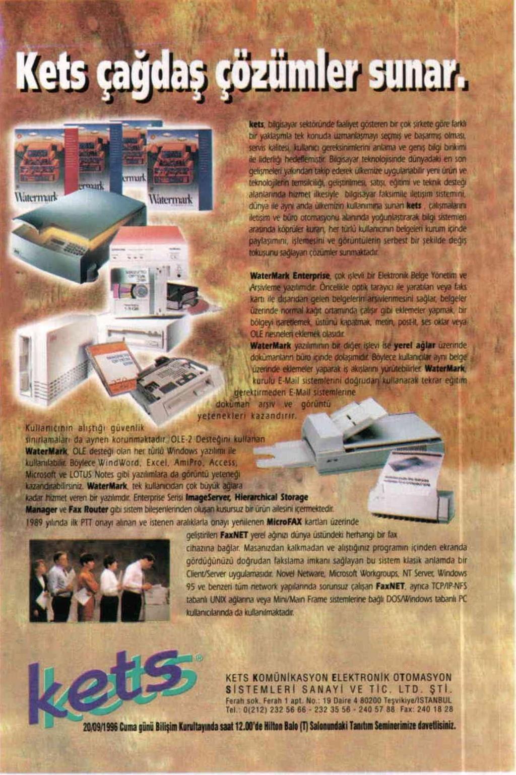 23-29 Eylül 1996- Sayı: 85 görüş 51 Telekomünikasyon altyapısında değişimler YURDAKUL CEYHUN ODTÜ-EEMB (Elektrik Elektronik Mühendisliği Bölümü), TÜBİTAK-BİLTEN (Bilgi Teknolojileri ve Elektronik