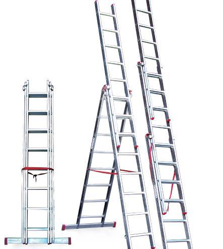 DİĞER FAYDALI EKİPMANLAR Merdiven Merdiven, çalışılacak yerin yüksekliğinin insan boyunu aştığı durumlarda kullanılan