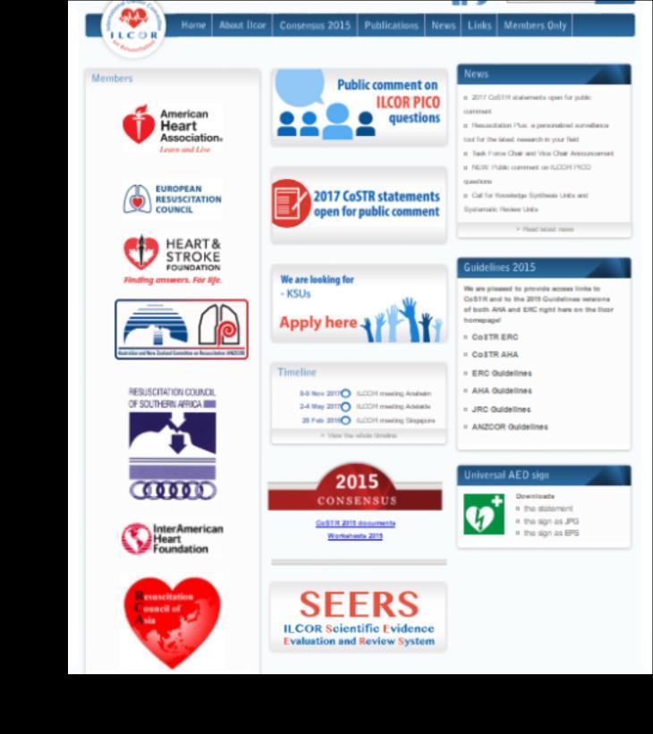 International Liaison Committee on Resuscitation American Heart Association European Resuscitation Council Heart and Stroke Foundation of Canada New Zealand