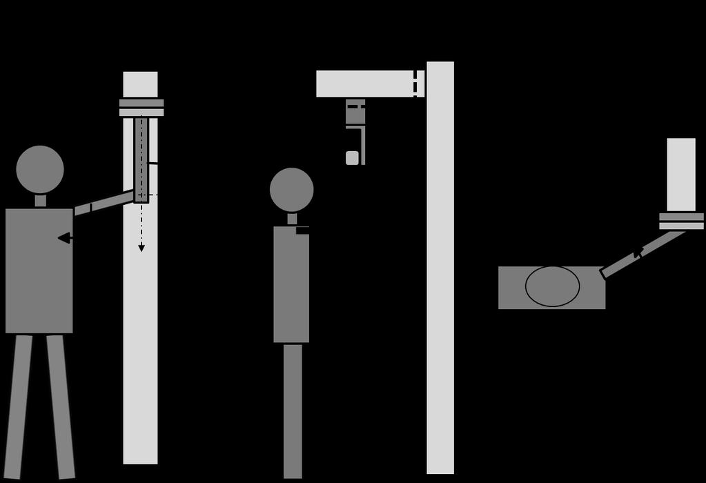 78 Şekil 5.7. Standart test pozisyonu. Çalışma testleri dört farklı derinliğe (1 cm, 2 cm, 3 cm, 4 cm) ve 7 farklı yüzey açısına (0, 10, 15, 20, 25, 30 ve 40 ) sahip tutamaklar ile yapılmıştır.