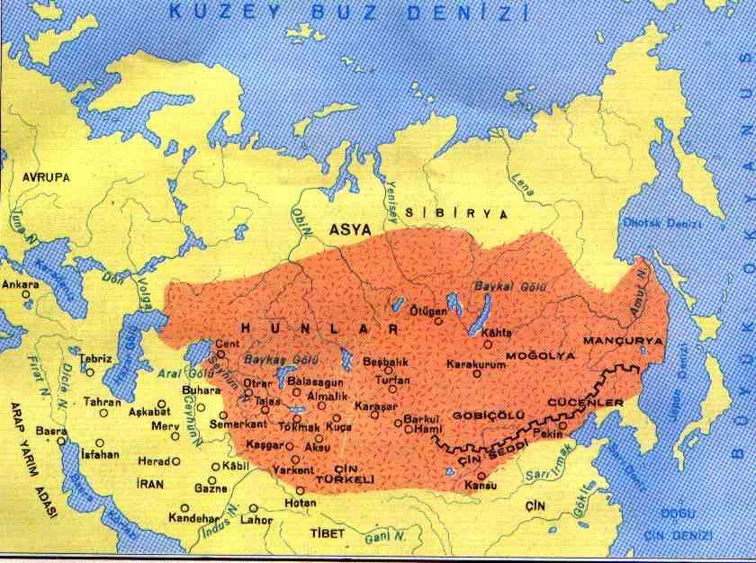 HUNLAR Türk Eğitim Tarihi nin Kronolojik Açıdan Bölümleri İslâmiyetten Ön