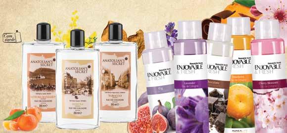 ANATOLIAN S SECRET Şişe Kolonya Satsuma Mandalina 00 ml - 7 ANATOLIAN S SECRET Şişe Kolonya Mimoza 00 ml - 7 ANATOLIAN S SECRET Şişe Kolonya Tütün 00 ml - 7 İçinize renk katın, cildinizi