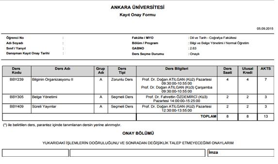 DERS SEÇME EKRANI Sıkça Sorulan Sorular: Bu alanda sıkça sorulan sorular bulunmaktadır.