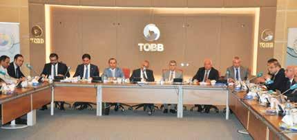 EPDK Başkanı Yılmaz, sektördeki gelişmeleri anlattı Türkiye Enerji Meclisi nin toplantısı, EPDK Başkanı Mustafa Yılmaz ın katılımıyla Türkiye Odalar ve Borsalar Birliği nde (TOBB) yapıldı.