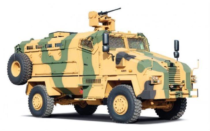 Milli üretim zırhlı personel taşıyıcı Kirpi, füze saldırıları ve mayın