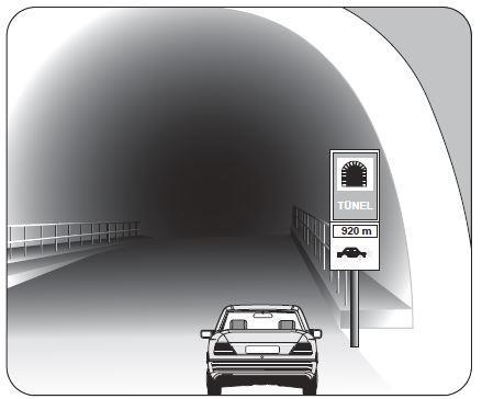 A) Vitesin boşa alınması B) Aracın kapılarının açık tutulması C) Uzağı gösteren ışıkların açık tutulması D) Aracın ön ve arkasına birer kırmızı