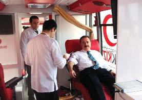 İlçelerimizden 29 Her Damla Kan, Kurtarılan Bir Candır T ürk Kızılayı tarafından Elmadağ da kan bağışı kampanyası düzenlendi.