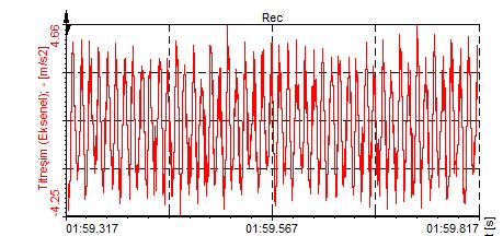 harmonikleri ve uyardıkları doğal frekansların; eksenel yönde ise 2x ve 3x harmonikleri ile uyardıkları doğal frekansların baskın olarak ayırt edici sonuçlar verdiği tespit edilmiştir.