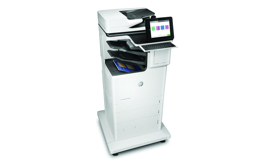 Veri sayfası HP Color LaserJet Enterprise Flow MFP M682z Performans ve güvenliğin zirvesi.