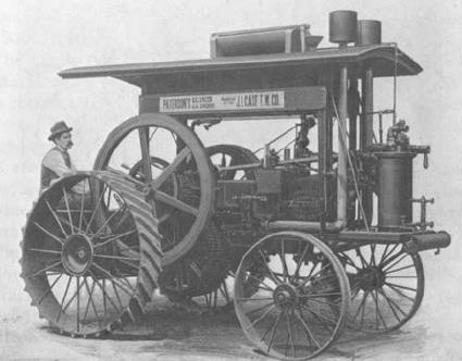 1890 lı yıllarda şirketler ilk içten yanmalı motorlara sahip traktörleri üretmeye