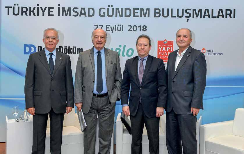 İMSAD DAN Türkiye İMSAD Gündem Buluşmaları toplantısında inşaat sektörünün mevcut durumu ve son ekonomik gelişmeler ele alındı.
