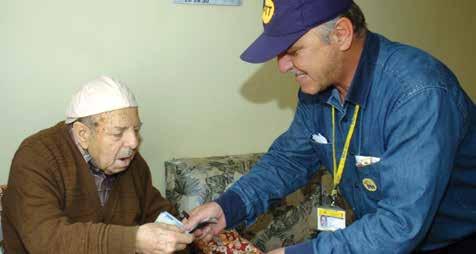 Yaşlılarımıza Sahip Çıkıyoruz MAAŞ KUYRUKLARINDA ÇEKİLEN ÇİLEYE SON VERDİK Maaş Kuyruğu Çilesi PTT Genel Müdürlüğü ile Sosyal