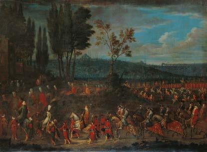 Eserler Hakkında Venedik Balyosunun Topkapı Sarayı na Kabulü 1699 dan 1737 deki ölümüne kadar İstanbul da yaşayan Valenciennes li ressam Jean-Baptiste Vanmour un eserleri arasında Avrupalı elçilerin