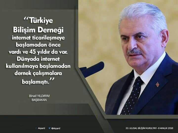 Değerli Bilişimciler, Türkiye Bilişim Derneği (TBD) tarafından 1976 dan bu yana düzenlenen TBD Ulusal Bilişim Kurultayının 33 üncüsü, Türkiye Bilişim Derneği tarafından 1976 dan bu yana düzenlenen