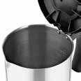 5 cm Kalınlık: 25 mm 1 L paslanmaz çelik su ısıtıcısı Otomatik kapanma özelliği Aşırı ısınma ve susuz