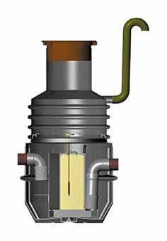 EuroPEK petrol ayırıcılar geniş bir ayırıcı alanı oluşturan koaliser filtreler ile donatılmıştır. Koaliser filtrenin 1 m3 lük yüzey alanı, 443 m2 lik temizleme alanına eşittir.