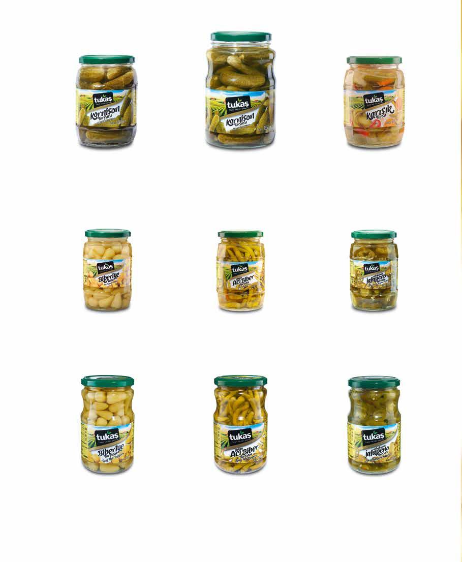 Pickles - Turşular Salatalık Turşusu - Pickled Cucumbers Süzme Ağırlık/Drained Weight: 370 g Net Ağırlık/Net Weight: 670 g (720 cc) Ürün Barkod/Product Barcode: 8690508635211 Koli Barkod/Carton