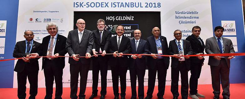 ISK-SODEX 2018 ISK-SODEX 2018, Uzmanları Bir Araya Getirdi 44 ülkeden 424 uluslararası katılımcının yer aldığı ISK-SODEX iklimlendirme fuarını, 93 ülkeden yaklaşık 85 bin sektör profesyoneli ziyaret
