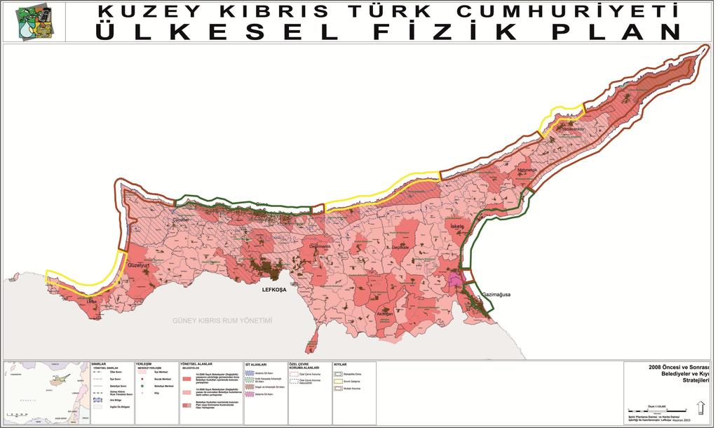 Harita 23: 2008 Belediye ( Değişiklik) Yasasına Göre Düzenlenen Belediye
