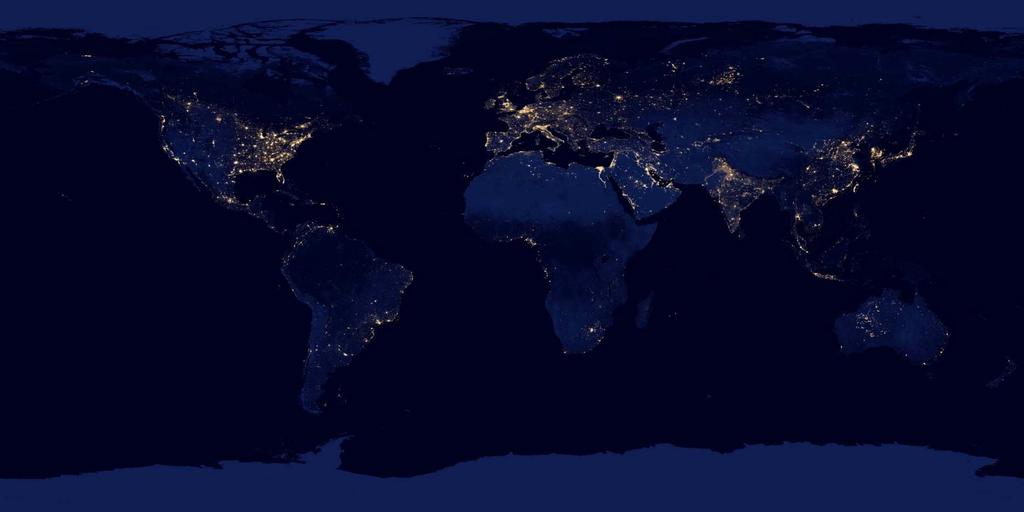 NASA Earth Observatory/NOAA NGDC