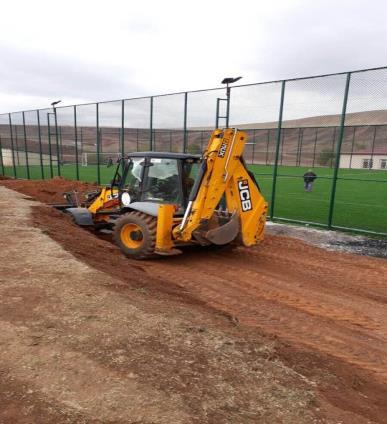 sahanın yapımı tamamlanarak 2017 yılında futbol ve muhtelif spor faaliyetlerinin gerçekleştirilebilmesi