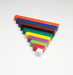 LER7502 Cuisenaire Rods Multi-Pack, Plastic 10 farklı renkte ve her biri farklı bir uzunluğa ya da numerik değere karsı gelen 10 çubuktan oluşan sistem. Beyaz çubuk en kısa, 1cm dir.